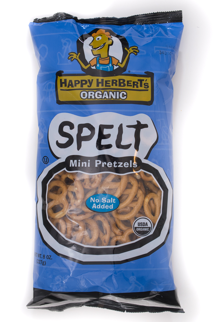 Spelt Mini Pretzels </br>No Salt Added